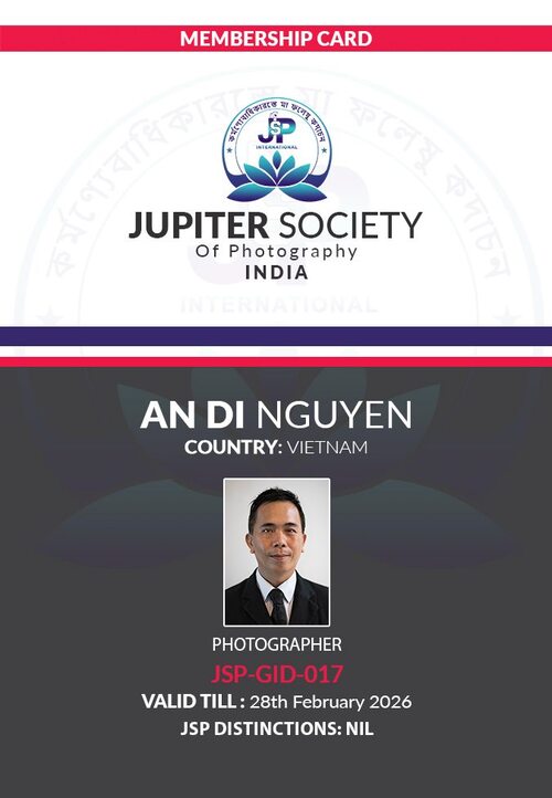 Nhiếp ảnh gia Nguyễn An Di AWARDS 06 JSP Membership card